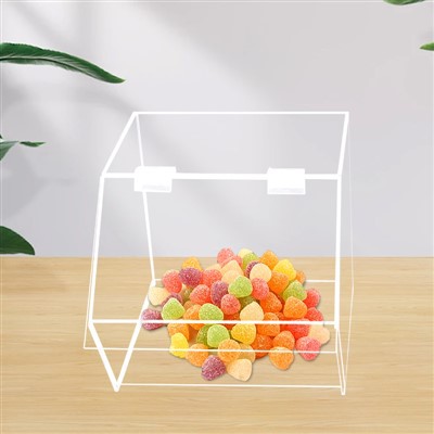 Kẹo acrylic rõ ràng, ngũ cốc, hộp hạt