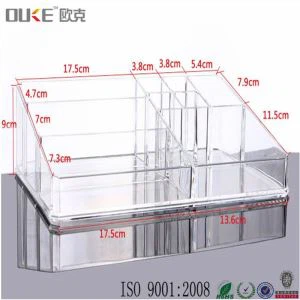 Hộp xếp chồng lên nhau Đồ chứa acrylic Hộp lưu trữ ngăn chứa