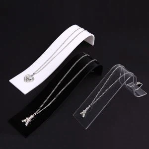 Thanh lịch T-Bar Acrylic Necklace Trang sức hiển thị Stands