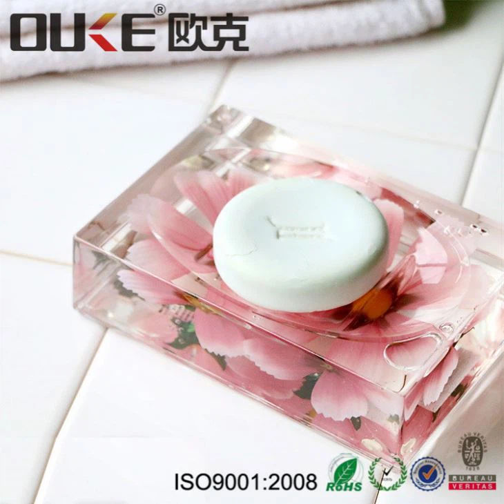 Manufacturers Customized Clean Acrylic Soap Dish Block For Sale