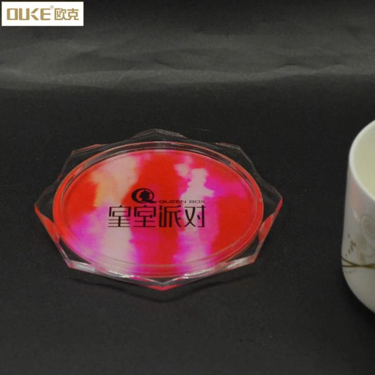 Clear Plastic Acrylic Blank Coaster
