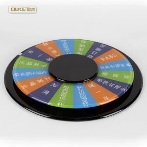 Vòng nhựa lớn Acrylic Ktv trò chơi bàn xoay