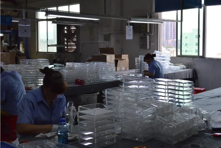 Khay acrylic rõ ràng tùy chỉnh